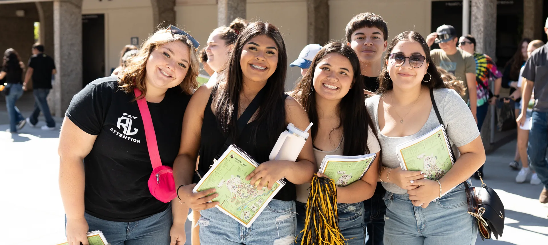 Butte College Students gather on campus for event