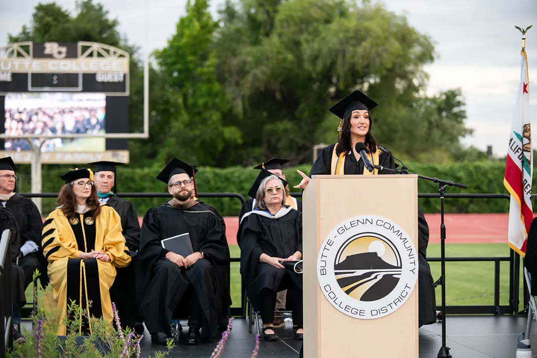 Butte College graduation speaker.
