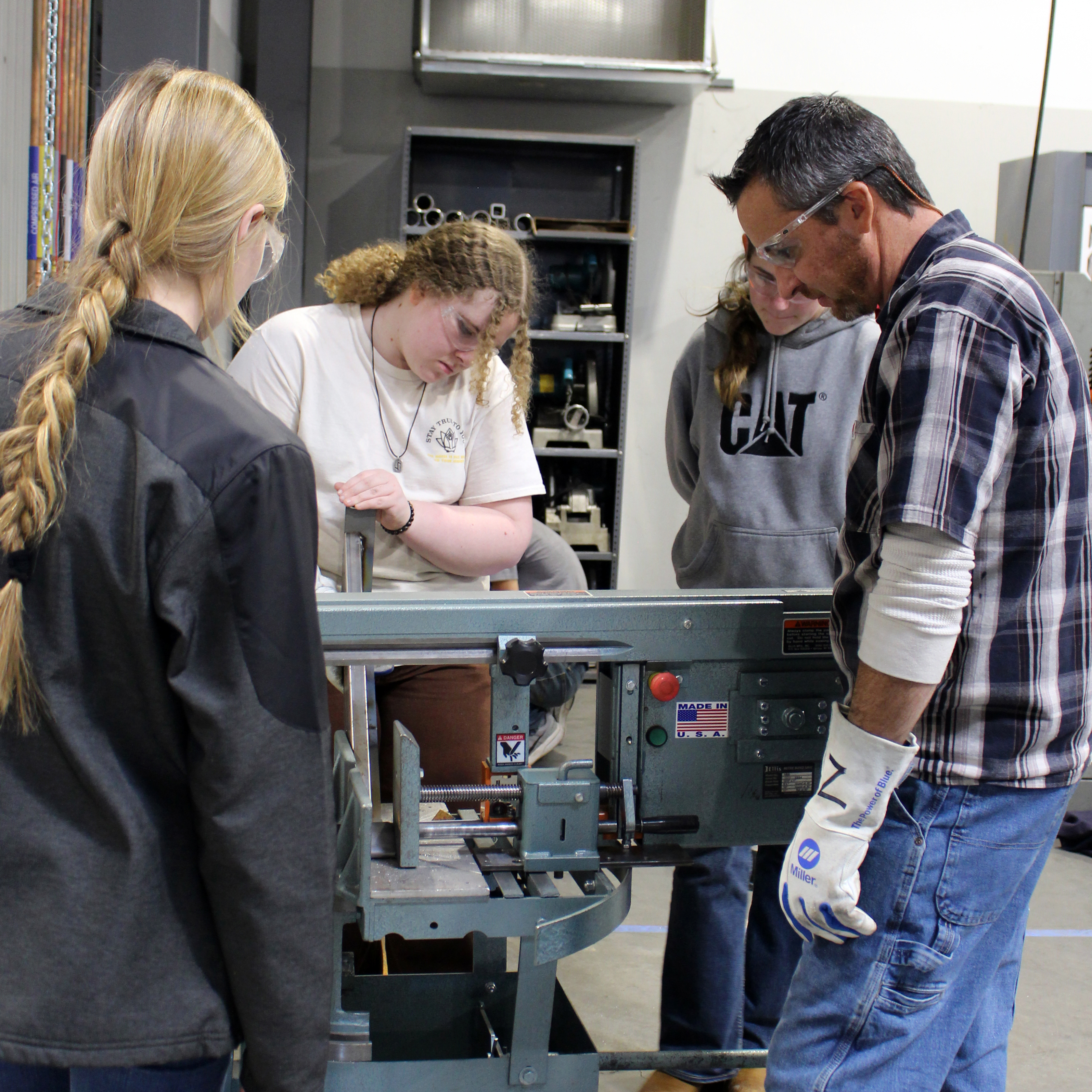 students use machine