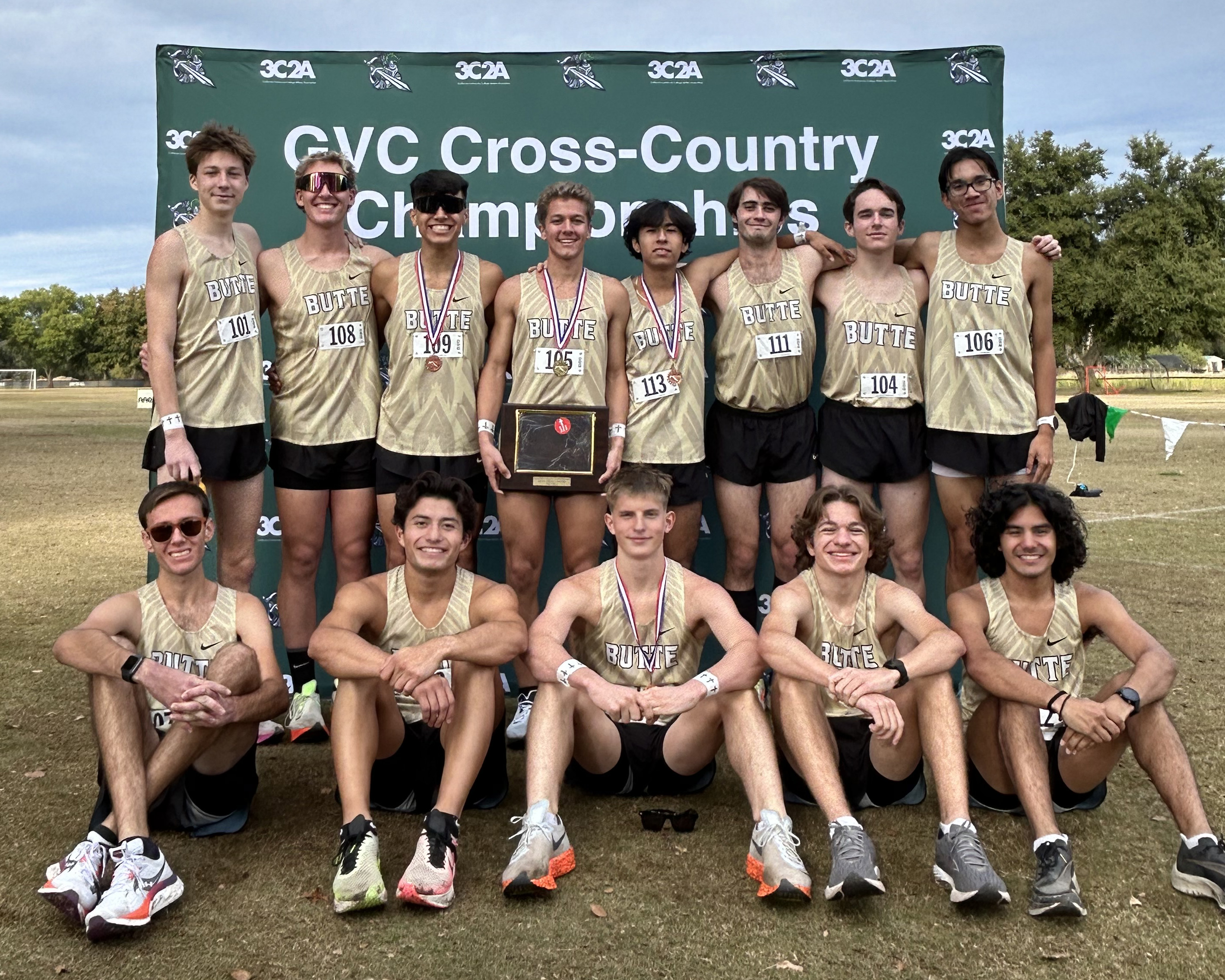 Butte College men's cross country team.